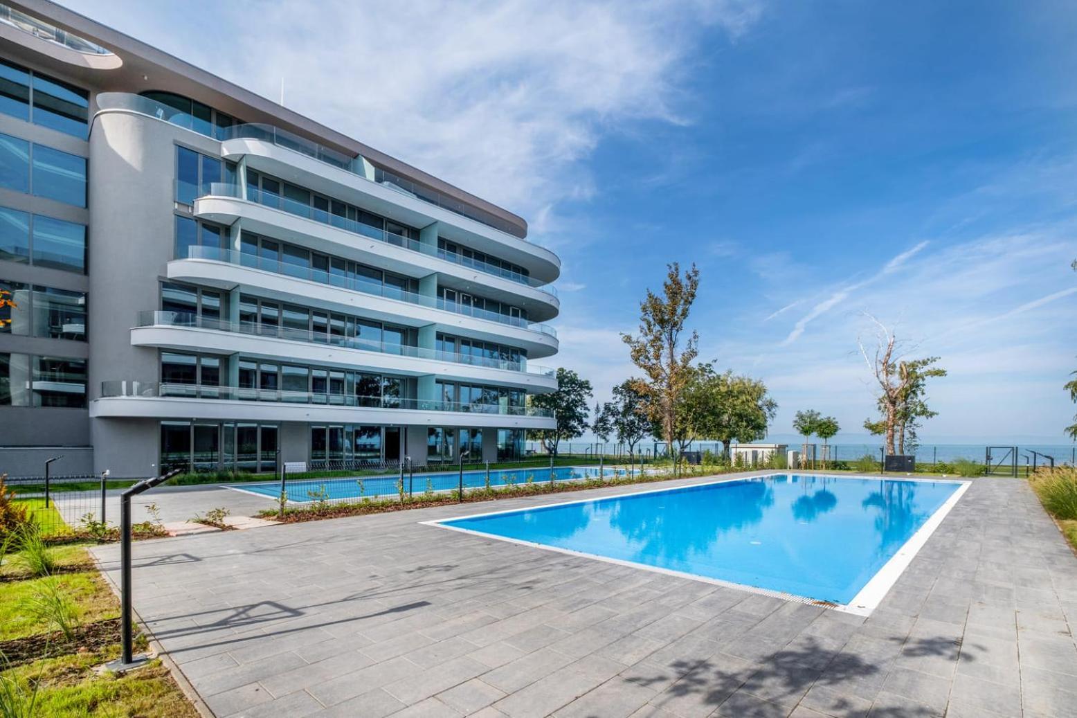Myflat Wave Olive Apartment Шиофок Экстерьер фото