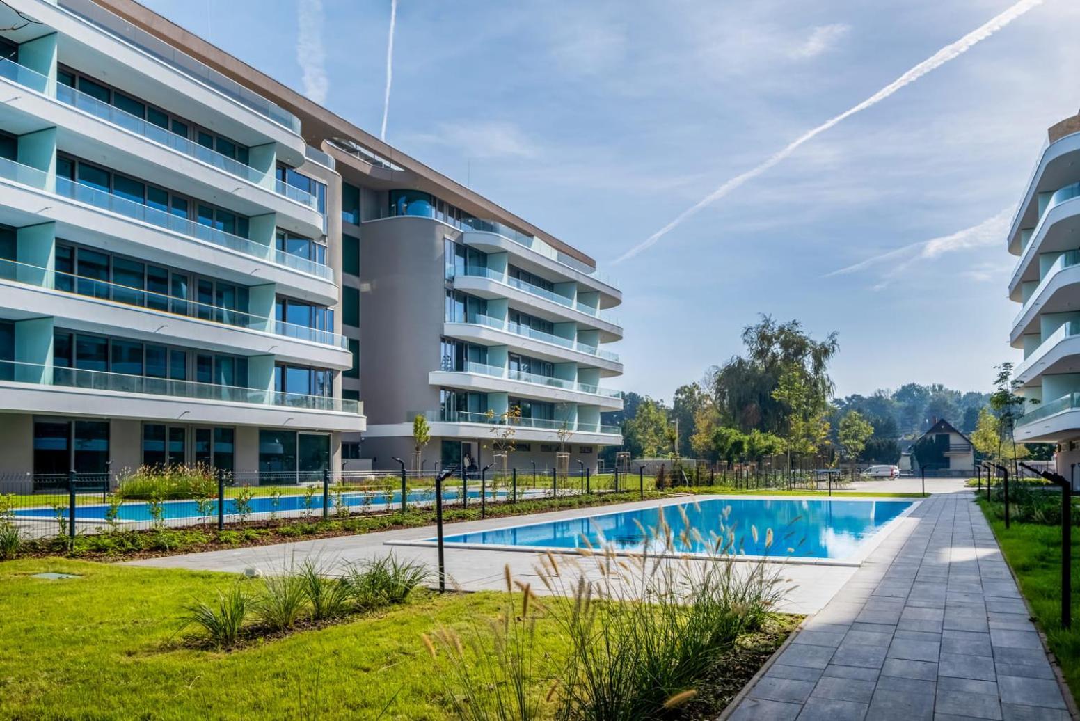 Myflat Wave Olive Apartment Шиофок Экстерьер фото